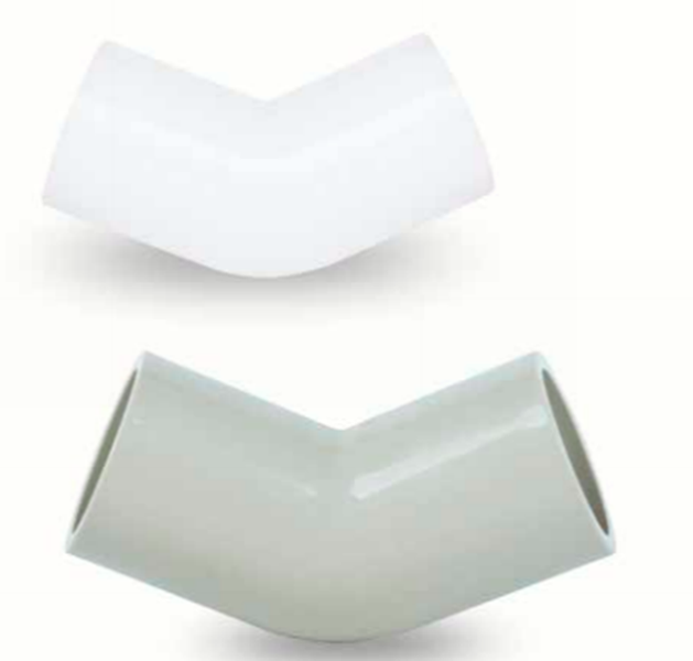 PVDF/PPH45°彎頭（對焊式）